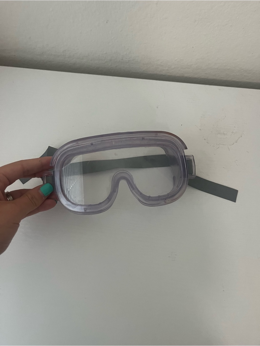 Lab Goggles with Gray Strap